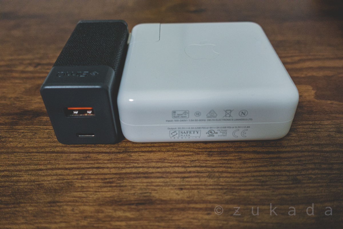 GaN 採用の 65W 充電器 SlimQ が届いた | ずかだ雑記帳