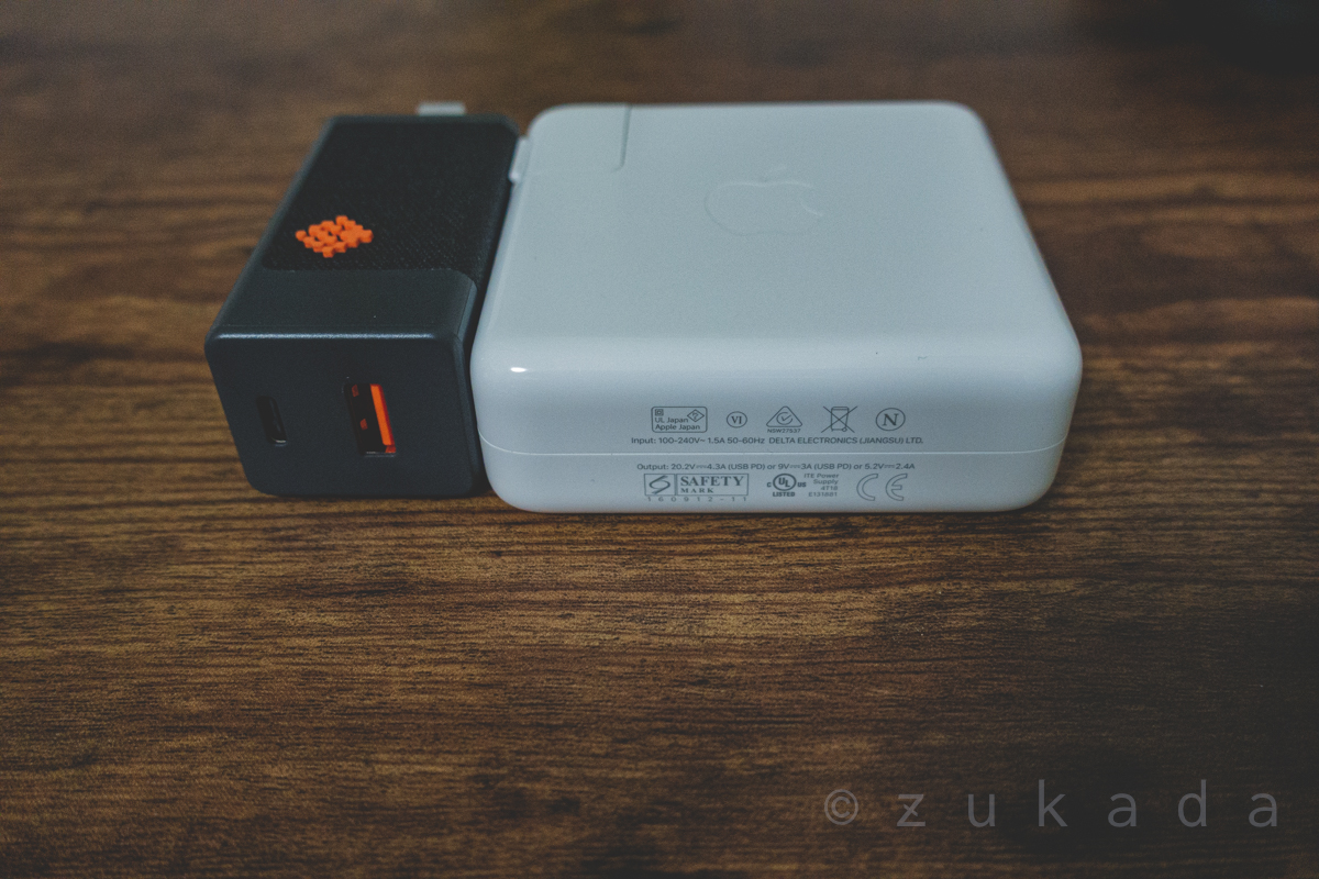 GaN 採用の 65W 充電器 SlimQ が届いた | ずかだ雑記帳