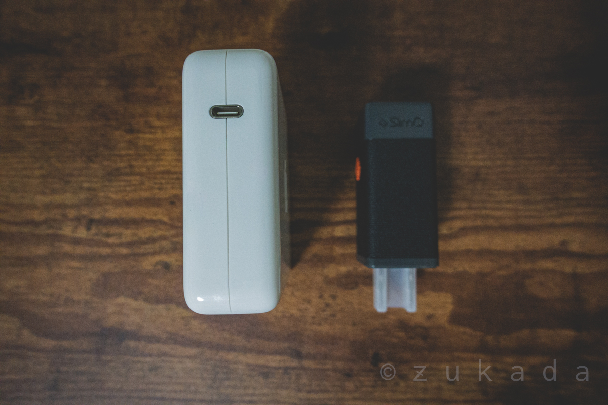 GaN 採用の 65W 充電器 SlimQ が届いた | ずかだ雑記帳